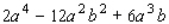 Factor out the greatest common factor from the expression.  