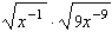 Rewrite the expression using positive exponents only.  
