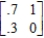 Find the steady-state vector for the transition matrix. ​   ​ A)    B)    C)    D)   