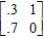 Find the steady-state vector for the transition matrix. ​  