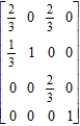 Compute the steady-state matrix of the given stochastic matrix. ​   ​ A)    B)    C)    D)   