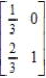 Answer whether the matrix ​   ​ is the steady-state matrix of the given stochastic matrix ​  