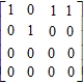 Answer whether the matrix ​   ​ is the steady-state matrix of the given stochastic matrix ​  