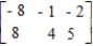 Consider the two-person, zero-sum matrix, strictly determined game. ​   ​ Find the value of the game. ​ A)    B)    C)    D)   