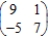 Find the optimal strategies, P and Q, for the row and column players, respectively. Also compute the expected payoff E of the matrix game and determine which player it favors, if any, if the row and column players use their optimal strategies. ​   ​ A)    ; favors row player B)    ; favors row player C)    ; favors row player D)    ; favors row player E)    ; favors row player