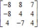 The payoff matrix for a game is ​   . ​ Find the expected payoff to the row player if the row player R uses the maximin pure strategy and the column player C uses the minimax pure strategy. ​ Find the expected payoff to the row player if R uses the maximin strategy 50% of the time and chooses each of the other two rows 25% of the time, while C uses the minimax strategy 60% of the time and chooses each of the other columns 20% of the time. ​ Which of these strategies favors the row player?