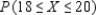 Suppose a probability distribution of a random variable X is represented by the accompanying histogram. Shade that part of the histogram whose area gives the probability   .   A)    B)    C)    D)    E)   