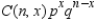 Use the formula   to determine the probability to four decimal places of the given event. The probability of exactly no successes in five trials of a binomial experiment in which   A)  0.0278 B)  0.0039 C)  0.2373 D)  1.0000