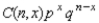 Find   for the given values of n, x, and p. Round the answer to four decimal places, if necessary. n = 5, x = 3, p = 0.7   = __________