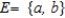 Let   be a sample space of an experiment and let   , and   be events of this experiment. ​ Find the events E ∪ F and E ∩ F. ​ A)    B)    C)    D)   