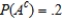 Determine whether the given events A and B are independent.   ,   , and   . Answer dependent or independent.