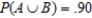 Determine whether the given events A and B are independent.   ,   , and   . Answer dependent or independent.