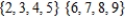 Determine whether the given pair of sets is disjoint. ​   ​  A)  Not disjoint B)  Disjoint 