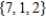 Let   . Which of the following sets are equal to A? ​      