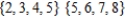 Determine whether the given pair of sets is disjoint. Answer yes or no. ​  