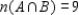 Let A, B, and C be subsets of a universal set U and suppose   ,   ,   ,   ,   ,   ,   , and   . ​ Compute   . ​ A)  39 B)  14 C)  10 D)  70 E)  89 F)  64