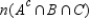 Let A, B, and C be subsets of a universal set U and suppose   ,   ,   ,   ,   ,   ,   , and   . ​ Compute   . ​ A)  38 B)  33 C)  19 D)  24 E)  34 F)  9