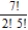 Evaluate the expression. ​  