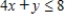 Find the graphical solution of the inequality. ​   ​ A)    B)    C)   