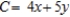 Determine whether the statement is true or false. If it is true, explain why it is true. If it is false, give an example to show why it is false. The following problem is a linear programming problem. Minimize     subject to:   x - y = 0     A)  False. As we know, a linear programming problem consists of a linear objective function to be maximized or minimized subject to certain constraints in the form of linear equalities or inequalities. The linear objective function to be minimized is C = 4x + 5y , but the constraint   are not in the form of linear inequality. B)  True. As we know, a linear programming problem consists of a linear objective function to be maximized or minimized subject to certain constraints in the form of linear equalities or inequalities. The linear objective function to be minimized is C = 4x + 5y , and all the constraints   are in the form of linear equalities or inequalities.