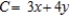 Determine whether the statement is true or false. If it is true, explain why it is true. If it is false, give an example to show why it is false. The following problem is a linear programming problem. Minimize   subject to:   x - y = 0 x ≥ 0, y ≥ 0
