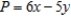 Solve the linear programming problem by the method of corners. Minimize   subject to         A)  x = 25; y = 5; P = 125 B)  x = 0; y = 25; P = 125 C)  x = 10; y = 5; P = 35 D)  x = 0; y = 25; P = -125 E)  x = 25; y = 5; P = -125