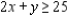 Solve the linear programming problem by the method of corners. Maximize   subject to           x = __________; y = __________; P = __________