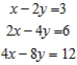 Solve the system of linear equations using the Gauss-Jordan elimination method. ​   ​ A)    B)    C)    D)    E)  no solution