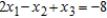 Solve the system of linear equations using the Gauss-Jordan elimination method.       A)    B)    C)    D)    E)  no solution