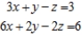 Solve the system of linear equations, using the Gauss-Jordan elimination method. If there is no solution, answer none. ​   ​   __________ ​   __________ ​   __________