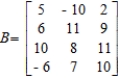 Find b<sub>13</sub>, b<sub>31</sub> and b<sub>43</sub>.   A)    B)    C)    D)   