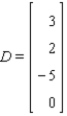 Identify the row matrix. What is its transpose?       A)    B)    C)    D)   