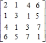 Find the transpose of the matrix.   A)    B)    C)    D)    E)   