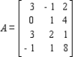 Find the sizes of A, B, C and D.         A : __________ × __________ B : __________ × __________ C : __________ × __________ D : __________ × __________ ;