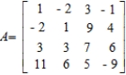 Identify the square matrix. What is its transpose?         Square matrix: __________ (A,B,C or D) Transpose: __________