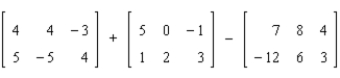 Perform the indicated operations.  
