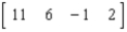 Find the transpose of the given matrix.  