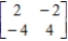 Find the inverse of the matrix, if it exists. ​   ​ A)    B)    C)    D)    E)  the inverse does not exist