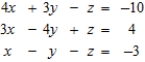 Writing a matrix equation that is equivalent to the given system of linear equations solve the system using the inverse matrix. ​  
