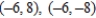<strong>Find the coordinates of the points that are units away from the origin and have an x-coordinate equal to . </strong> A) B) C) D) E)