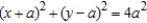 <strong>Find an equation of the circle that satisfies the conditions. Center and radius 2 </strong> A) B) C) D) E)