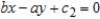 Determine whether the statement is true or false. If it is true, explain why it is true. If it is false, give an example to show why it is false. The lines with equation   and   , where   and   , are perpendicular to each other.   A) a B) b
