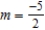 Find the slope of the line shown in the figure.   A)    B)    C)    D)    E)  Not defined