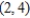 Find an equation of the vertical line that passes through   . A)    B)    C)    D)   