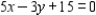 Sketch the straight line defined by the linear equation by finding the x- and y- intercepts.   A)    B)    C)    D)   