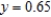 College admissions officers estimate that 65% of the students who are offered admission to the freshman class at the university will actually enroll.Find an equation that expresses the relationship between the number of students who actually enroll (y)  and the number of students who are offered admission to the university (x) .If the desired freshman class size for the upcoming academic year is 1,300 students, how many students should be admitted? A)    2,000 students should be admitted, if the desired freshman class size for the upcoming academic year is 1,300. B)    2,200 students should be admitted, if the desired freshman class size for the upcoming academic year is 1,300. C)    6,500 students should be admitted, if the desired freshman class size for the upcoming academic year is 1,300. D)    1,846 students should be admitted, if the desired freshman class size for the upcoming academic year is 1,300.