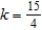 Determine whether the statement is true or false. If it is true, explain why it is true. If it is false, give an example to show why it is false. The point (1, k)  lies on the line with equation 5x + 4y = 20 if and only if   .  A)  False. If we substitute 1 instead of x and k instead of y and solve the equation for k, we won't find that k is equal to  . B)  True. If we substitute 1 instead of x and k instead of y and solve the equation for k, we will find that k is equal to  . 