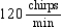 Entomologists have discovered that a linear relationship exists between the number of chirps of crickets of a certain species and the air temperature. When the temperature is   , the crickets chirp at the rate of   , and when the temperature is   , they chirp at the rate of   . Find N as a function of T and use this formula to determine the rate at which the crickets chirp when the temperature is   . A)    B)    C)    D)   