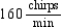Entomologists have discovered that a linear relationship exists between the number of chirps of crickets of a certain species and the air temperature. When the temperature is   , the crickets chirp at the rate of   , and when the temperature is   , they chirp at the rate of   . Find N as a function of T and use this formula to determine the rate at which the crickets chirp when the temperature is   . A)    B)    C)    D)   