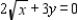 Determine whether the equation defines y as a linear function of x. If so, write it in the form y = mx + b .   A)    B)    C)    D)  y is not a linear function of x